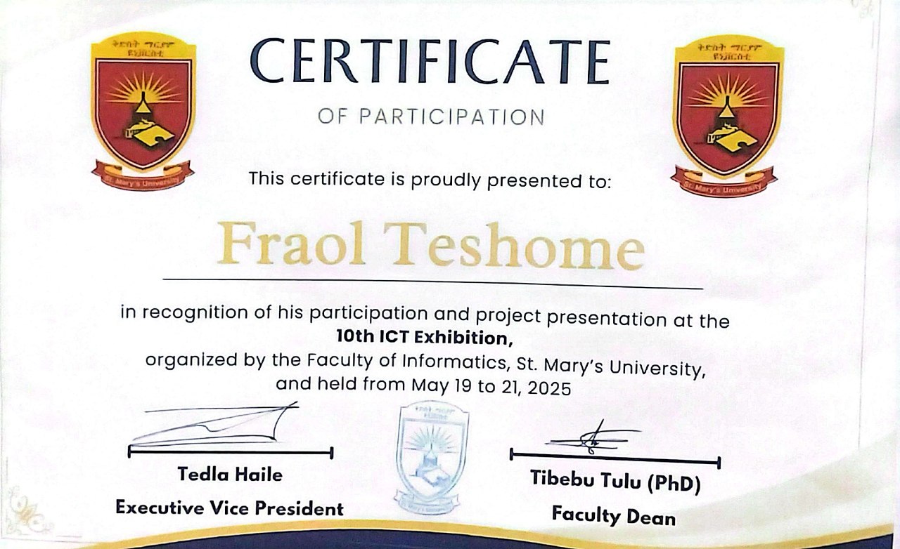 Certificate 1